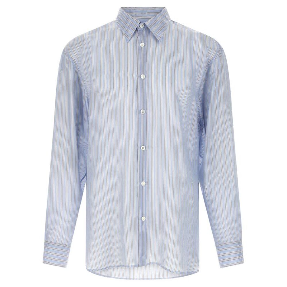 Dries Van Noten Blue Copper Men's Blouse